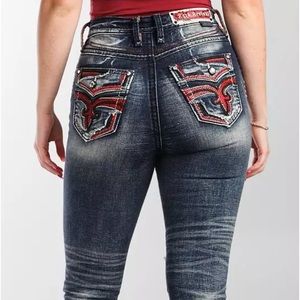 Rock Revival Size 26 Collectors Edition Red Snakeskin